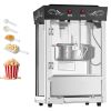 Popcorn Machine, 8oz Stainless Steel Kettle, 800W Commercial Countertop Popcorn Maker, 48 Cups per Batch Theater Style Popper