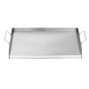 Stainless Steel Griddle, 32x16 inch Universal Flat Top Rectangular Plate, Gas Grill Griddle for BBQ Grill, Teppanyaki