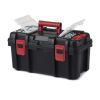 16-inch Toolbox, Plastic Tool and Hardware Storage, Black