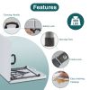 Folding Table Outdoor Indoor Heavy Duty Portable Table with Carrying Handle for Camping Picnic Party