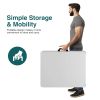 Folding Table Outdoor Indoor Heavy Duty Portable Table with Carrying Handle for Camping Picnic Party